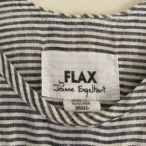 Adorable FLAX linen dress/romper with pockets!